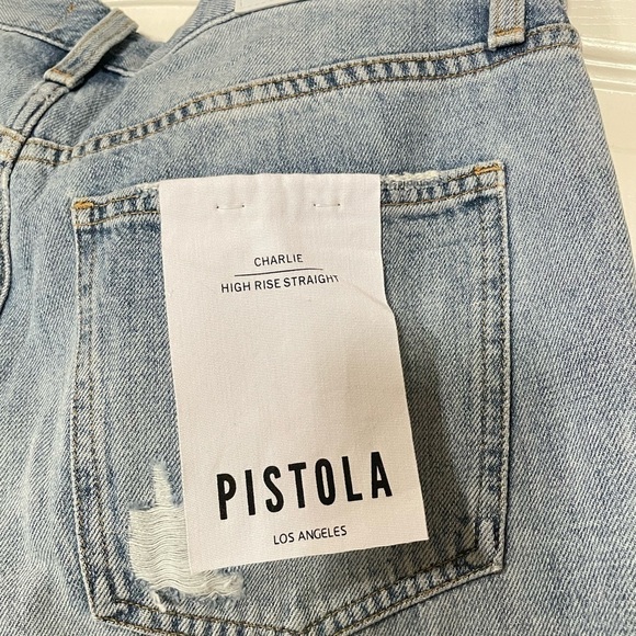 PISTOLA Charlie Ruthless Ripped Straight Leg Jeans - Picture 11 of 15